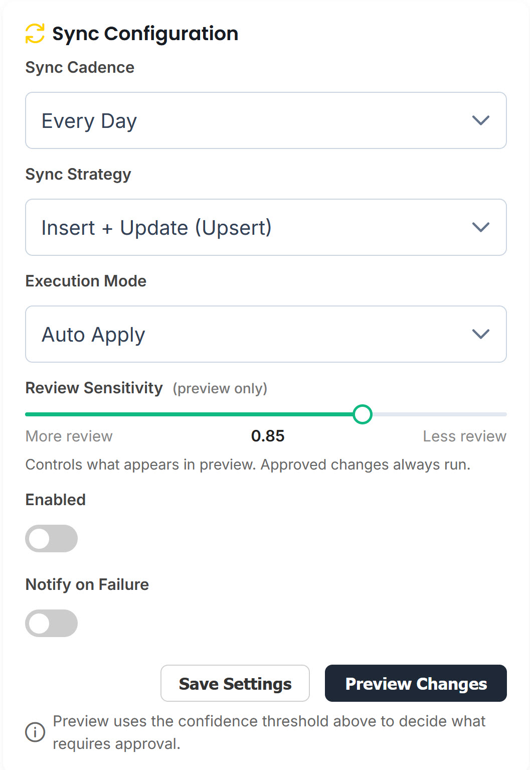 Sync Execution Engine